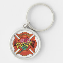 Firefighter's Wife Keychain