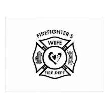 Firefighters Wife Postcards