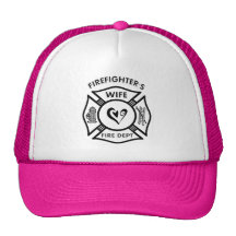 Firefighters Wife Trucker Hats