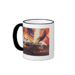 "Fireflies" Hot Air Balloon Watercolor mugs