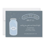 Fireflies & Mason Jar Save the Date Custom Invitations