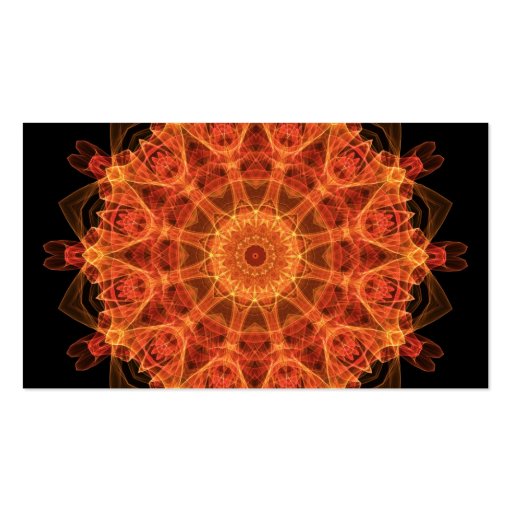 Fireflower Kaleidoscope Business Card