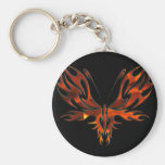 FireFly Red Flame Butterfly Design Key Chains