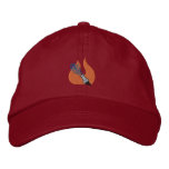 Firehose and Flame Embroidered Baseball Cap