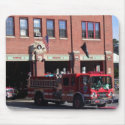 Firehouse and Engine mousepads