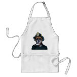 Fireman boxer dog apron