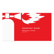 Fireman Business Card