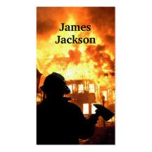 Fireman business cards