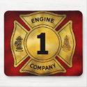 Fireman - Engine Company 1 mousepads