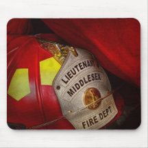 Fireman - Everyone loves red Mousemat