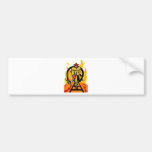 fireman firefighter fighting fire retro bumper stickers