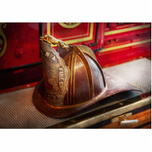Fireman - Hat - Commander Photo Sculpture