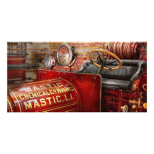 Fireman - Mastic chemical co Photo Greeting Card
