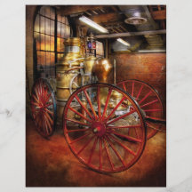 Fireman - One day, a long time ago Flyer Design