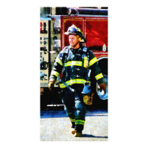 Fireman Picture Card