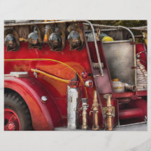 Fireman - Ready for a fire Full Colour Flyer
