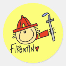 Fireman Stickers