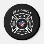Fireman Wives USA Fridge Magnet