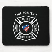 Fireman Wives USA Mousemats