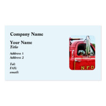 Fireman's Best Friend Business Card Templates