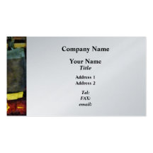 Fireman's Boots on Fire Engine  - Platinum Finish Business Card Templates