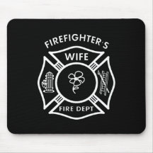 Fireman's Wife Mousepad