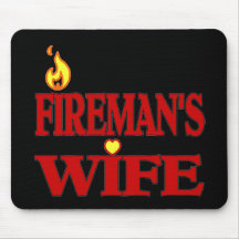 Fireman's Wife Mousepads