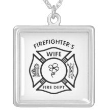 Fireman's Wife Personalized Necklace
