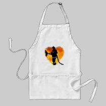 Firemen Love Flames aprons