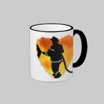 Firemen Love Flames mugs
