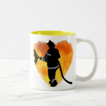 Firemen Love Flames mugs