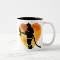 Firemen Love Flames mugs