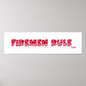 FIREMEN RULE posters