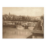 firenze antique postcard