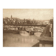 firenze antique postcard