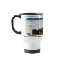 Firepit on the Beach; 2012 Calendars Coffee Mug