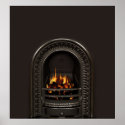 Fireplace Poster for Bricked Up Fireplaces posters