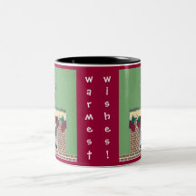 Fireplace Santa Mug