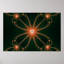Fires Abstract Poster