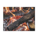 Fires Wood Flames Burning postcards