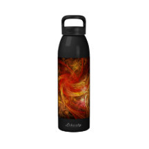 Firestorm Abstract Art Bottle Reusable Water Bottles