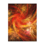 Firestorm Abstract Art Postcard