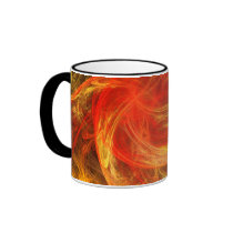 Firestorm Abstract Coffee Mug