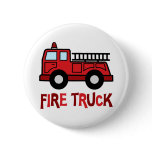 Firetruck Pinback Buttons