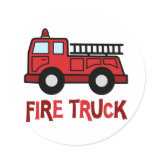 Firetruck stickers