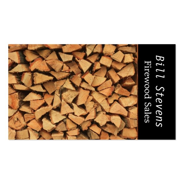 Firewood Business Card Templates