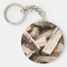 Firewood Key Chain