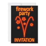firework party invitation
