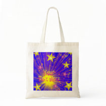 Firework 'Your Text' tote bag