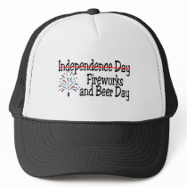 Fireworks and Beer Day Mesh Hats